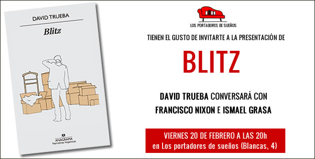 Presentación de BLITZ, de David Trueba