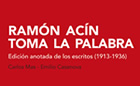 Presentación de RAMÓN ACÍN TOMA LA PALABRA