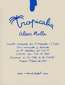 Carpeta de serigrafías "Tropicalia", de Alexis Nolla
