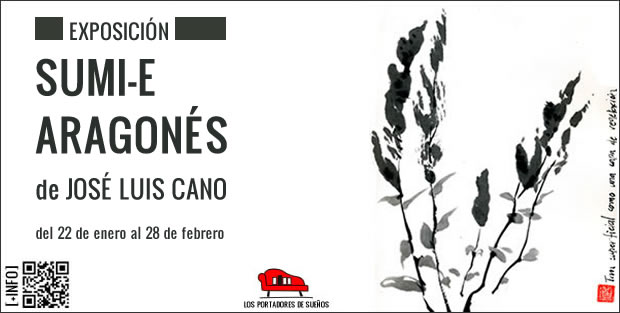 Inauguración de la exposición SUMI-E ARAGONÉS, de José Luis Cano