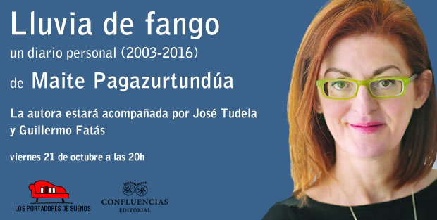 Presentación de LLUVIA DE FANGO, de Maite Pagazurtundúa