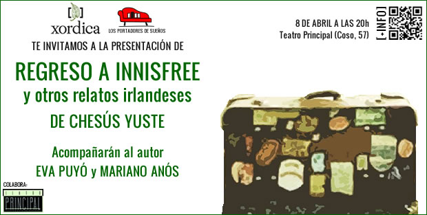 Presentación de REGRESO A INNISFREE, de Chesús Yuste