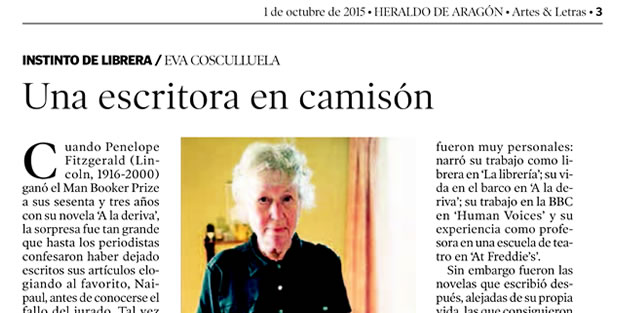 Una escritora en camisón