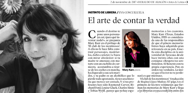 Mary Karr: El arte de contar la verdad