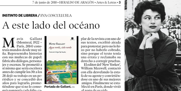 Mavis Gallant: A este lado del océano