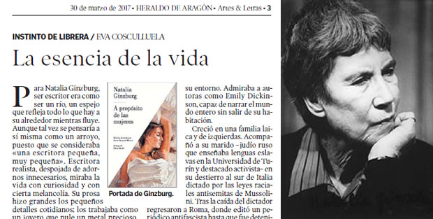 Natalia Ginzburg: La esencia de la vida