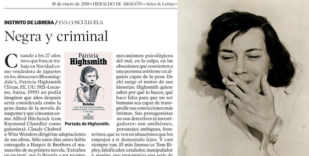Patricia Highsmith: Negra y criminal