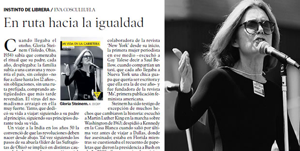 Gloria Steinem: en ruta hacia la igualdad