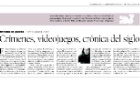 Crímenes, videojuegos, crónica del siglo