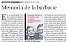 Memoria de la barbarie